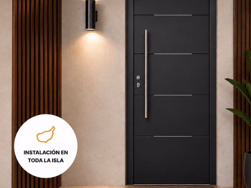 Instalación de puertas blindadas y acorazadas en Lanzarote para viviendas