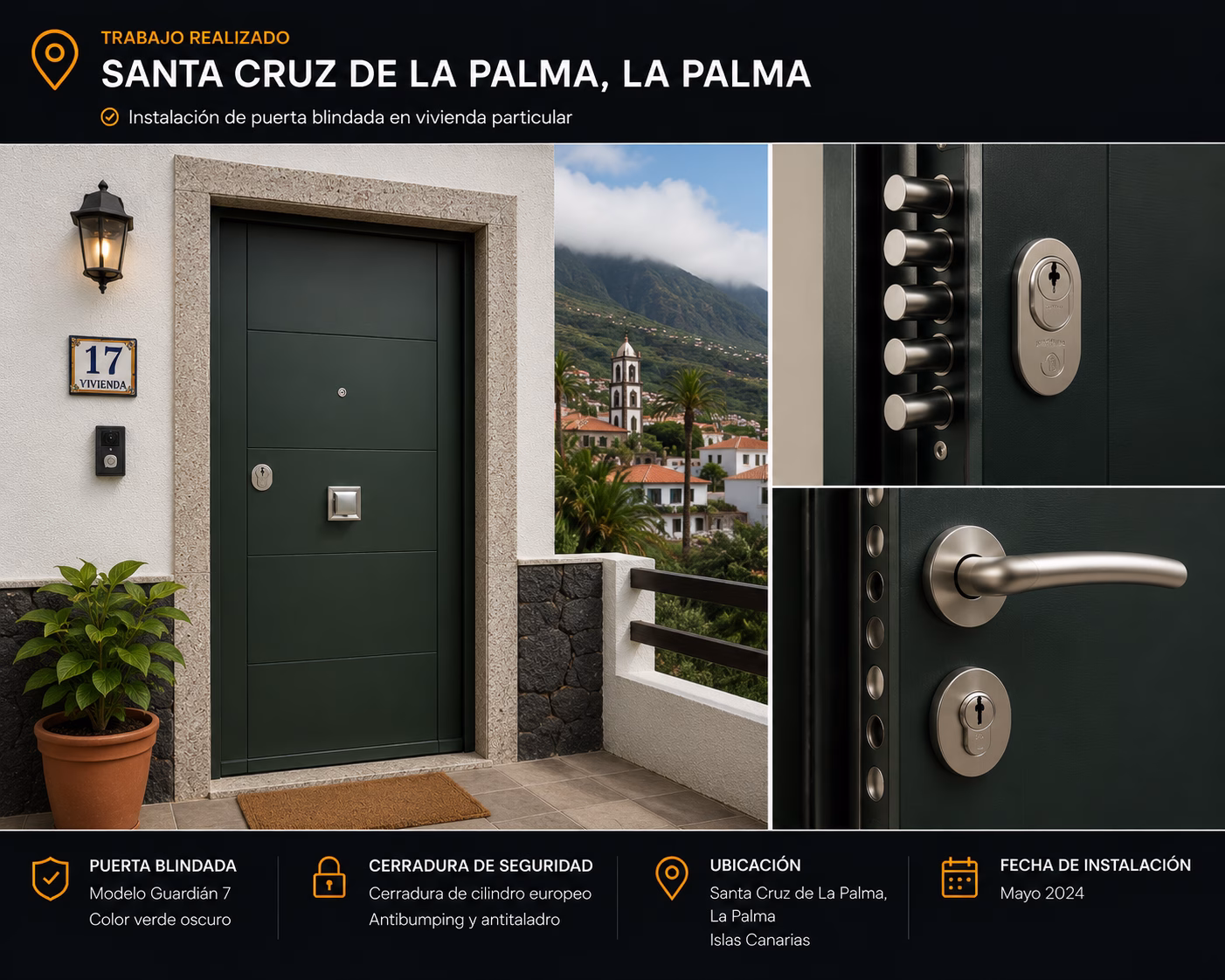 trabajo entregado en La Palma